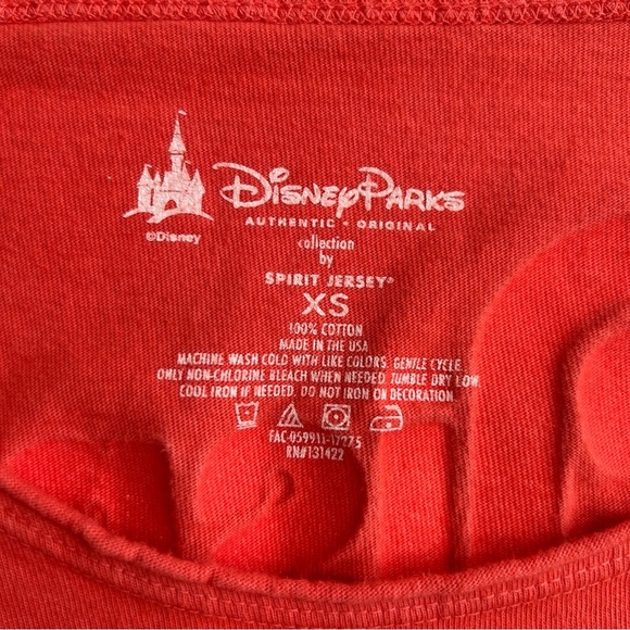 Disney World Parks‎ Women’s Coral Ombre Cotton Short Sleeve Spirit Jersey XS - Picture 7 of 12